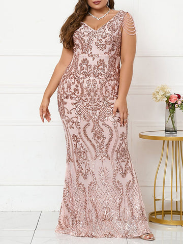 Laura Sequin Maxi Dress