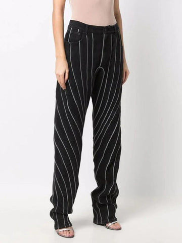 Leah Spliced Button Pant