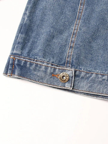 Livia  Hollow Out Denim Jacket