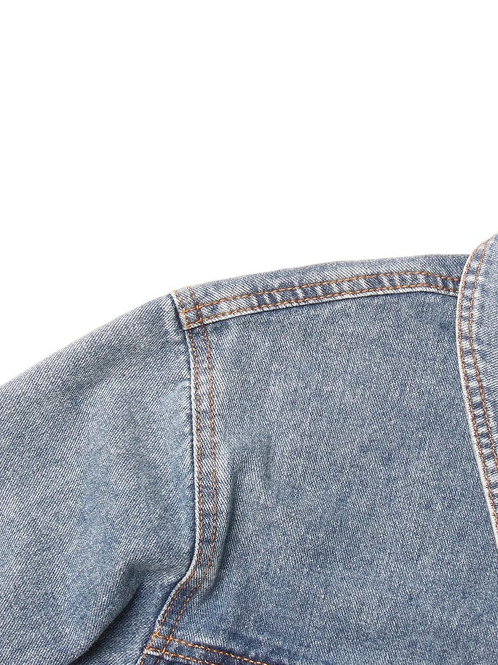Livia  Hollow Out Denim Jacket