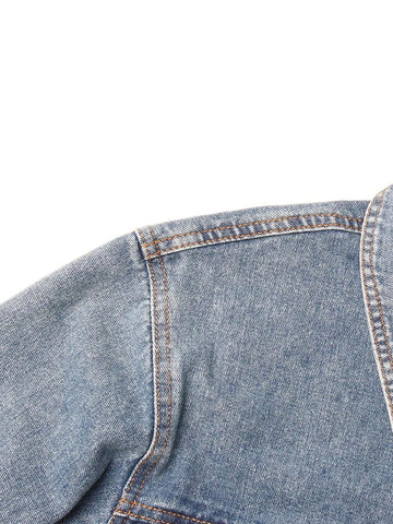 Livia  Hollow Out Denim Jacket