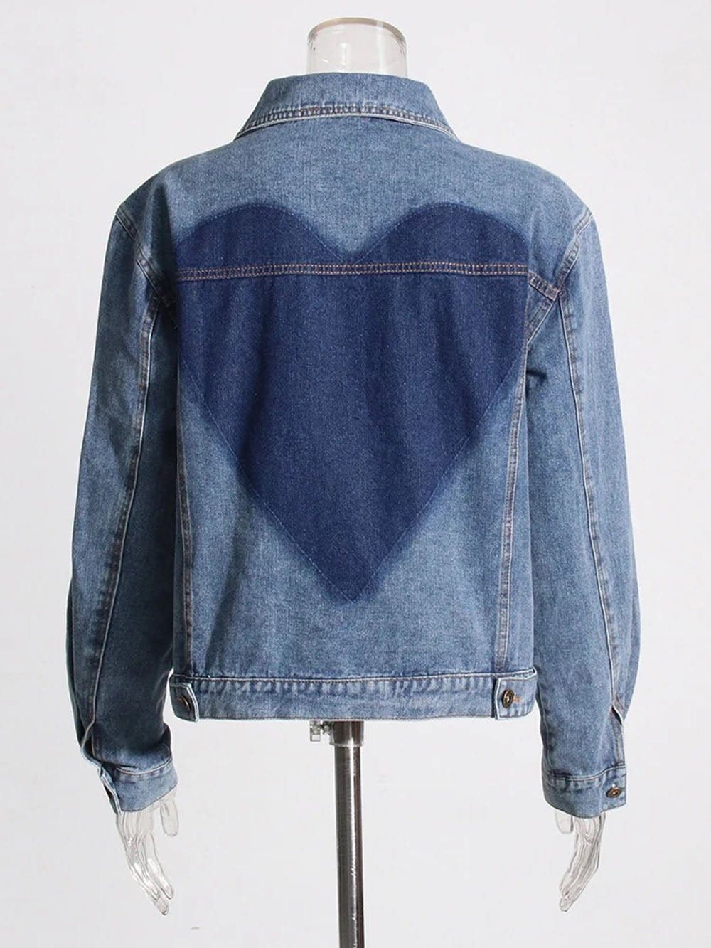 Livia  Hollow Out Denim Jacket