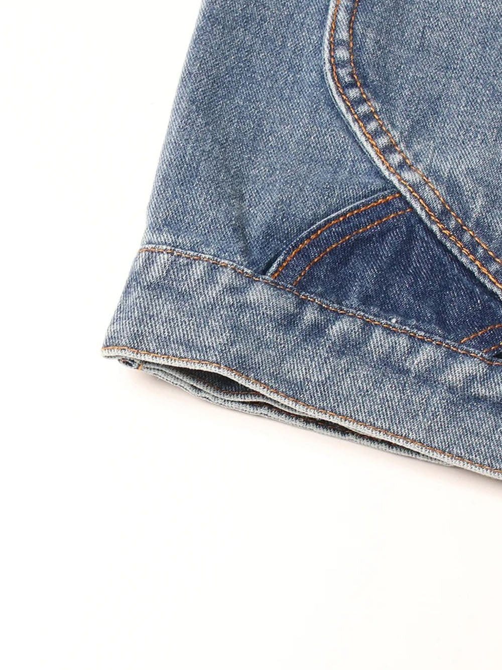 Livia  Hollow Out Denim Jacket