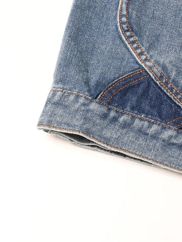 Livia  Hollow Out Denim Jacket