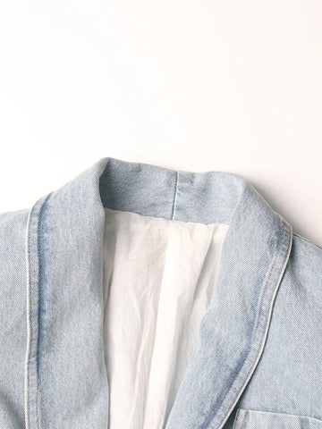 Lyric Diamond Denim Jacket