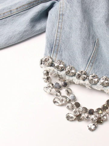 Lyric Diamond Denim Jacket