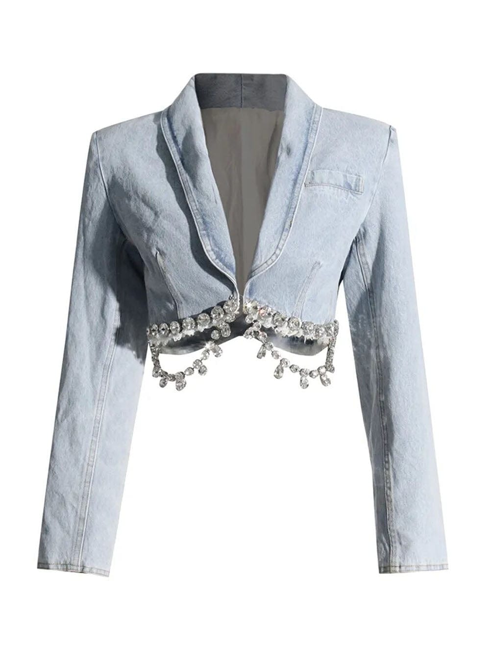 Lyric Diamond Denim Jacket