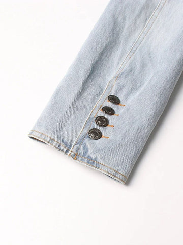 Lyric Diamond Denim Jacket