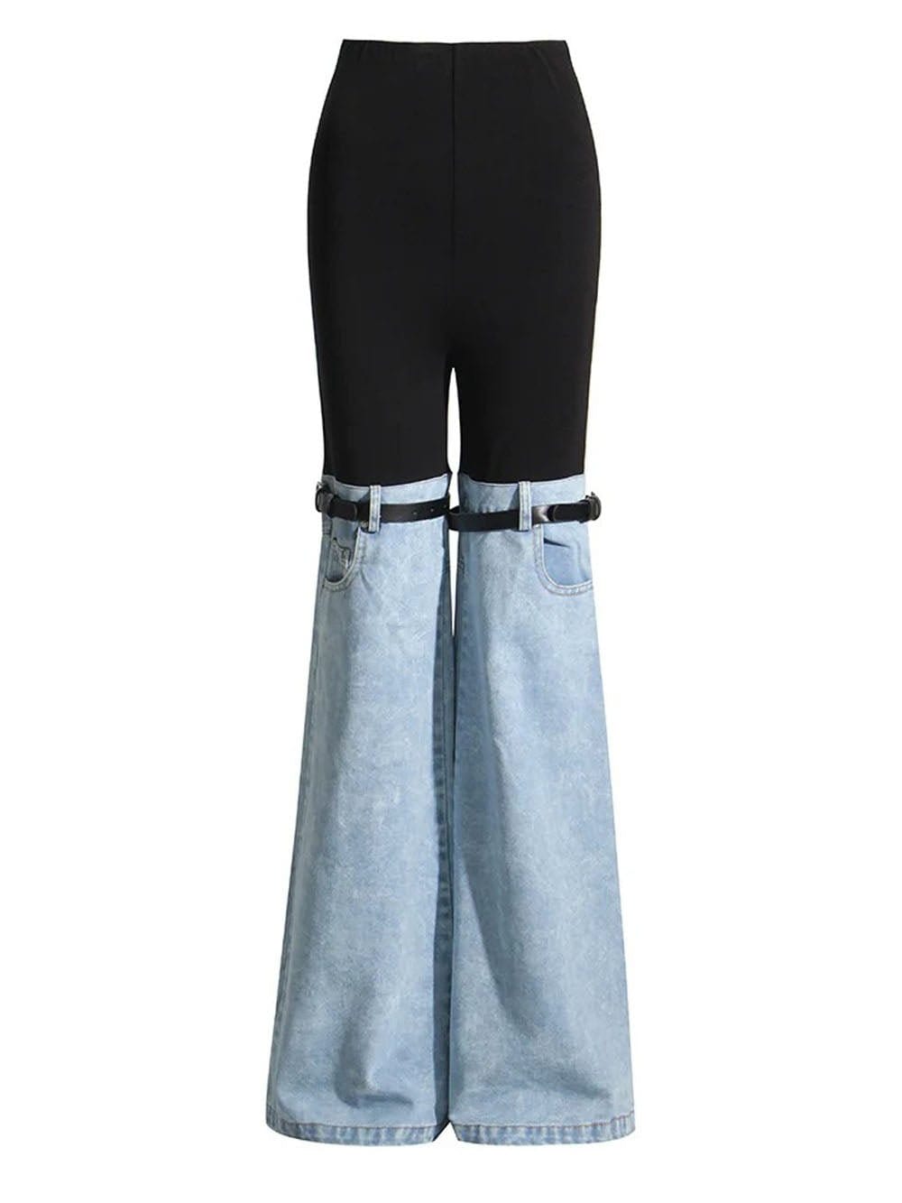 Mansi Denim Hit Wide Leg Pants