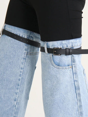 Mansi Denim Hit Wide Leg Pants