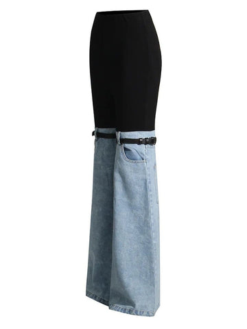 Mansi Denim Hit Wide Leg Pants