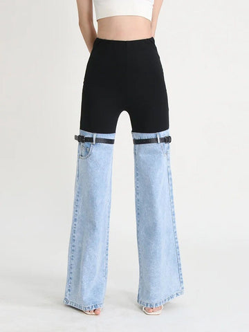 Mansi Denim Hit Wide Leg Pants