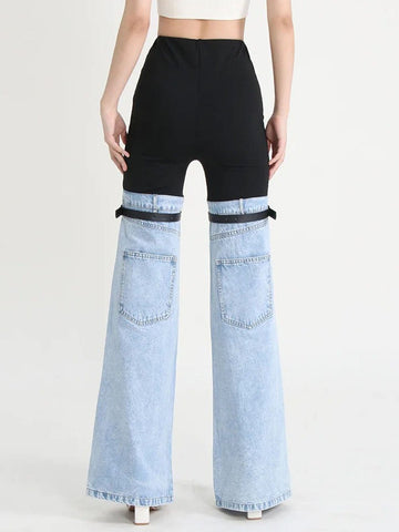 Mansi Denim Hit Wide Leg Pants