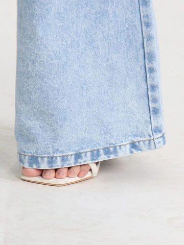 Mansi Denim Hit Wide Leg Pants