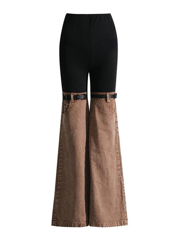 Mansi Denim Hit Wide Leg Pants