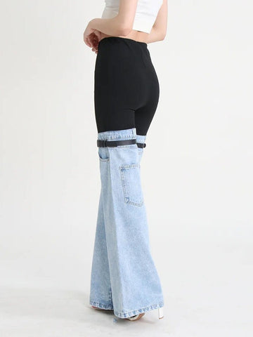 Mansi Denim Hit Wide Leg Pants