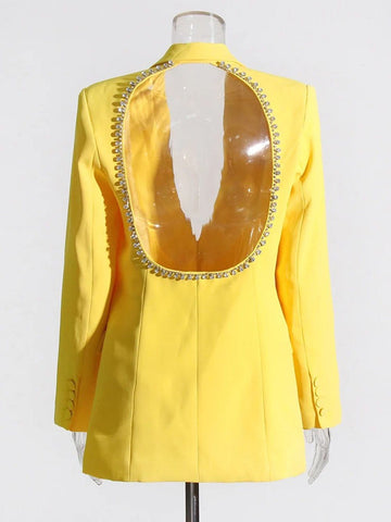 Maren Hollow Out  Blazer
