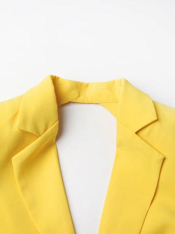 Maren Hollow Out  Blazer