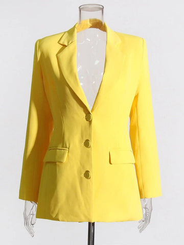 Maren Hollow Out  Blazer