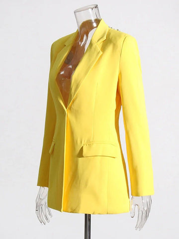 Maren Hollow Out  Blazer