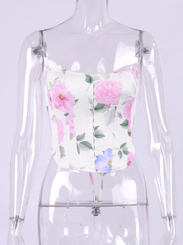 Maria Backless Fastener Top