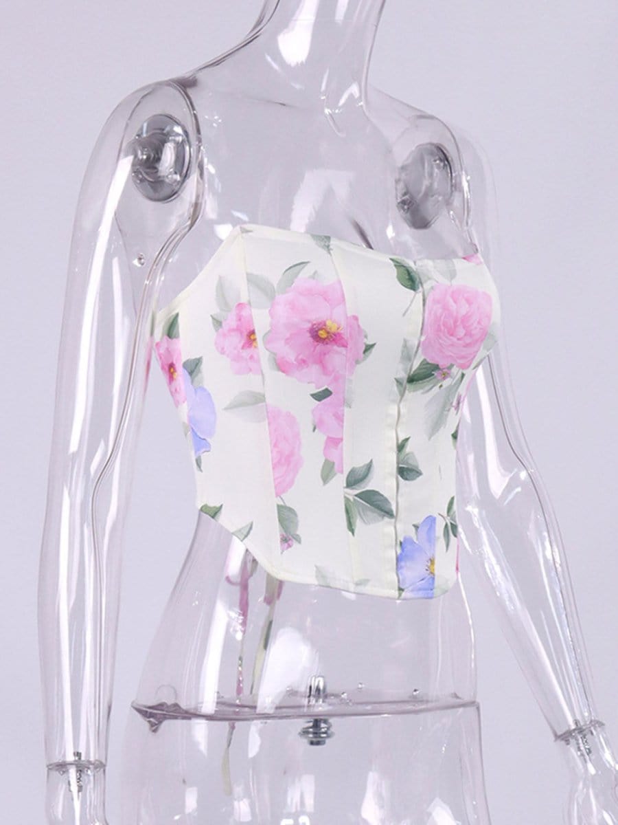 Maria Backless Fastener Top