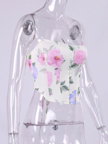 Maria Backless Fastener Top