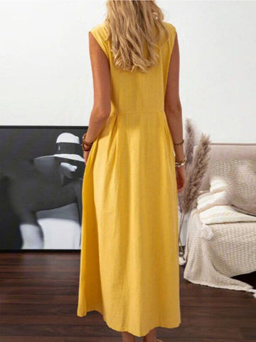Maryam Hemp Maxi Dress