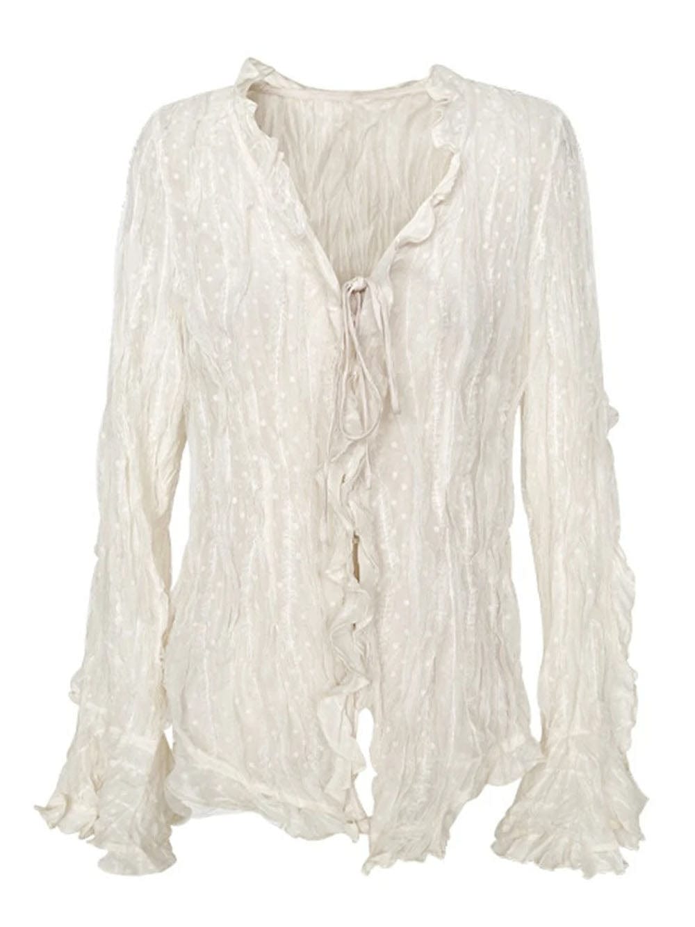 Maxine Dot Sheer Shirt