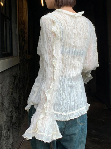 Maxine Dot Sheer Shirt