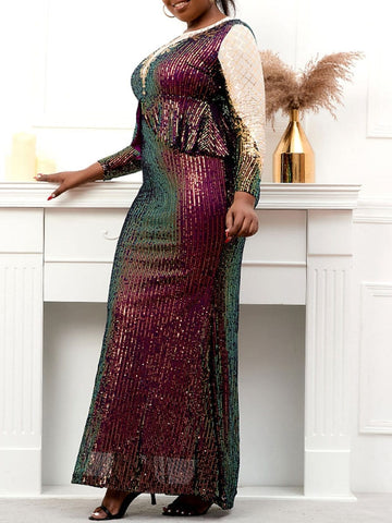 Milan Sequin Maxi Dress