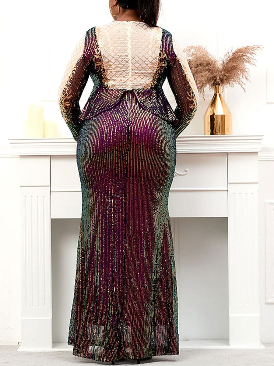 Milan Sequin Maxi Dress