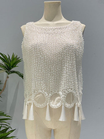 Millie Tassel Sleeveless Top