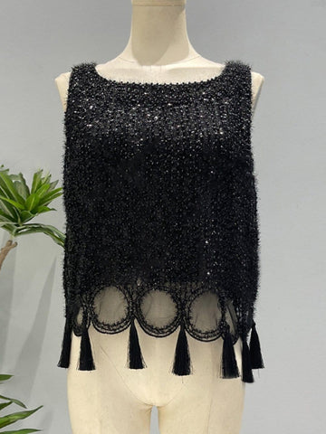 Millie Tassel Sleeveless Top