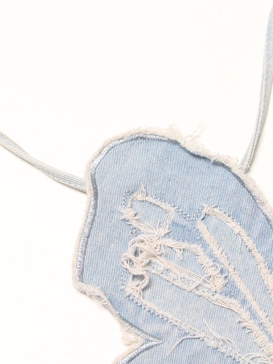 Misha Denim Vest Top