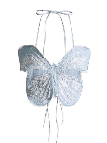 Misha Denim Vest Top