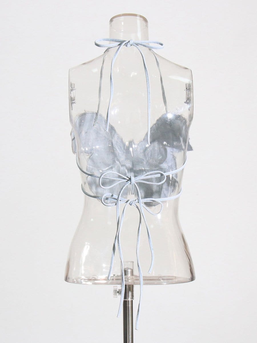 Misha Denim Vest Top