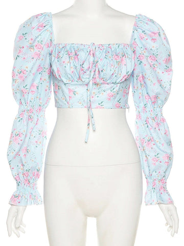Molly Floral Puff Sleeve Top