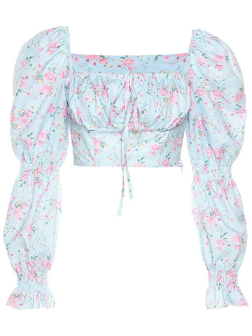 Molly Floral Puff Sleeve Top