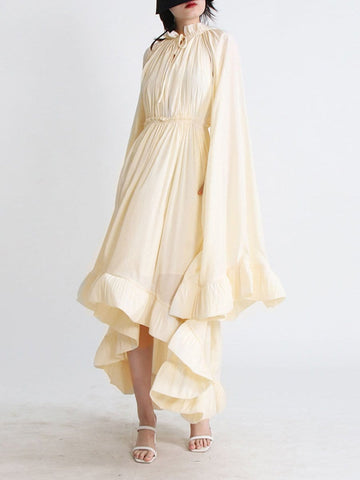 Naomi Ruffle Midi Dress