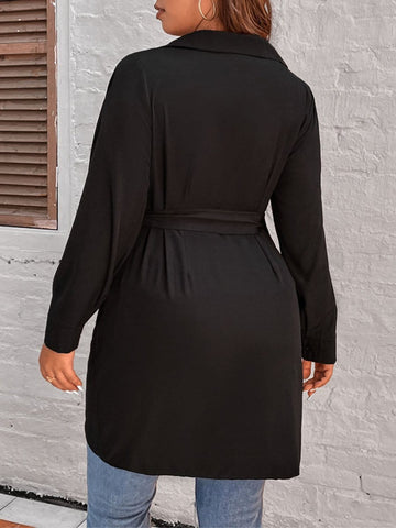 Natalie Peplum Tunic Top