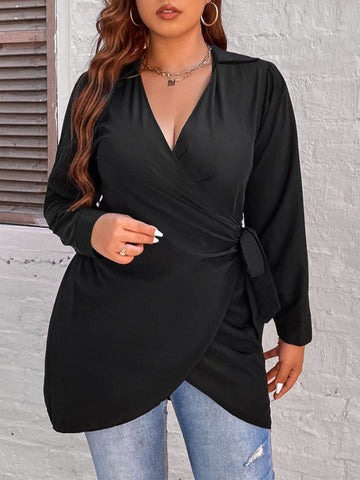 Natalie Peplum Tunic Top