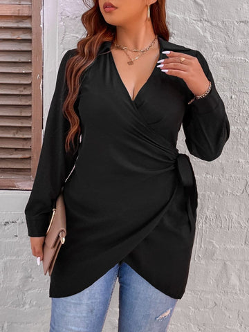 Natalie Peplum Tunic Top