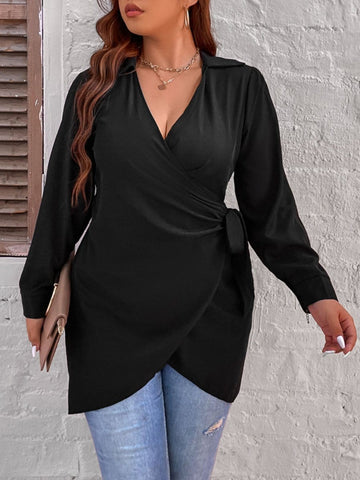 Natalie Peplum Tunic Top