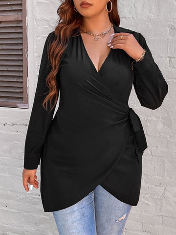 Natalie Peplum Tunic Top