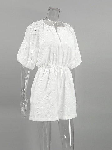 Nellie Hollow Out Playsuit