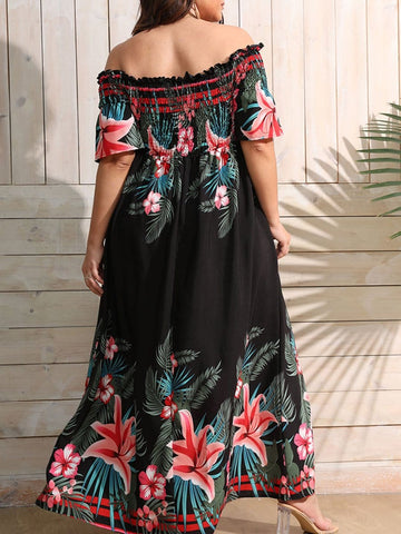 Nelly Off Shoulder Maxi Dress