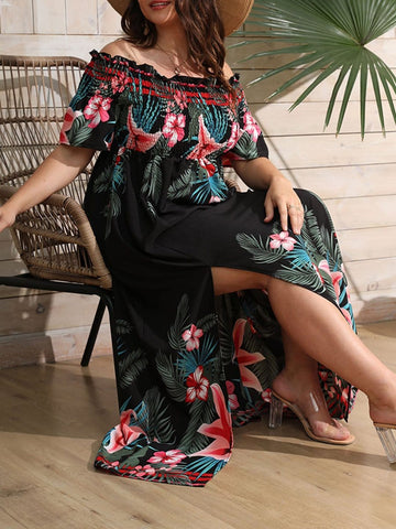 Nelly Off Shoulder Maxi Dress