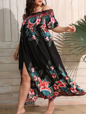 Nelly Off Shoulder Maxi Dress