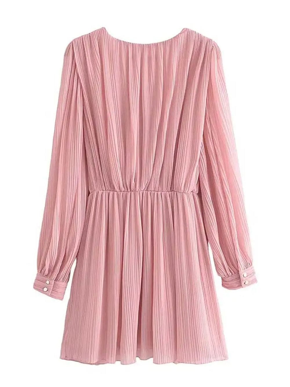 Nicole Knot Pleated Mini Dress